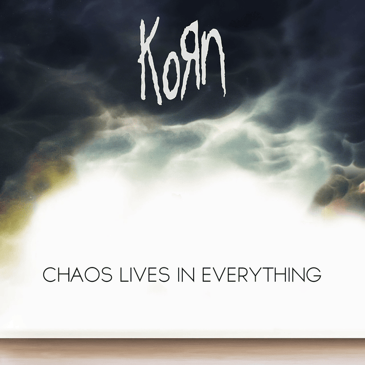 Album cover art for "Chaos Lives in Everything" by Korn & Skrillex
