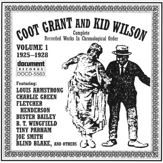 Cover image for Coot Grant And Kid Wilson: Complete Recorded Works In Chronological Order Volume 1 (1925-1928)