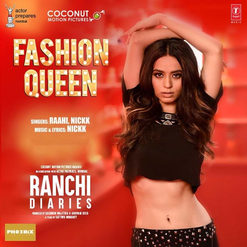 Album cover art for "Fashion Queen" by Raahi & Nickk (Rapper)