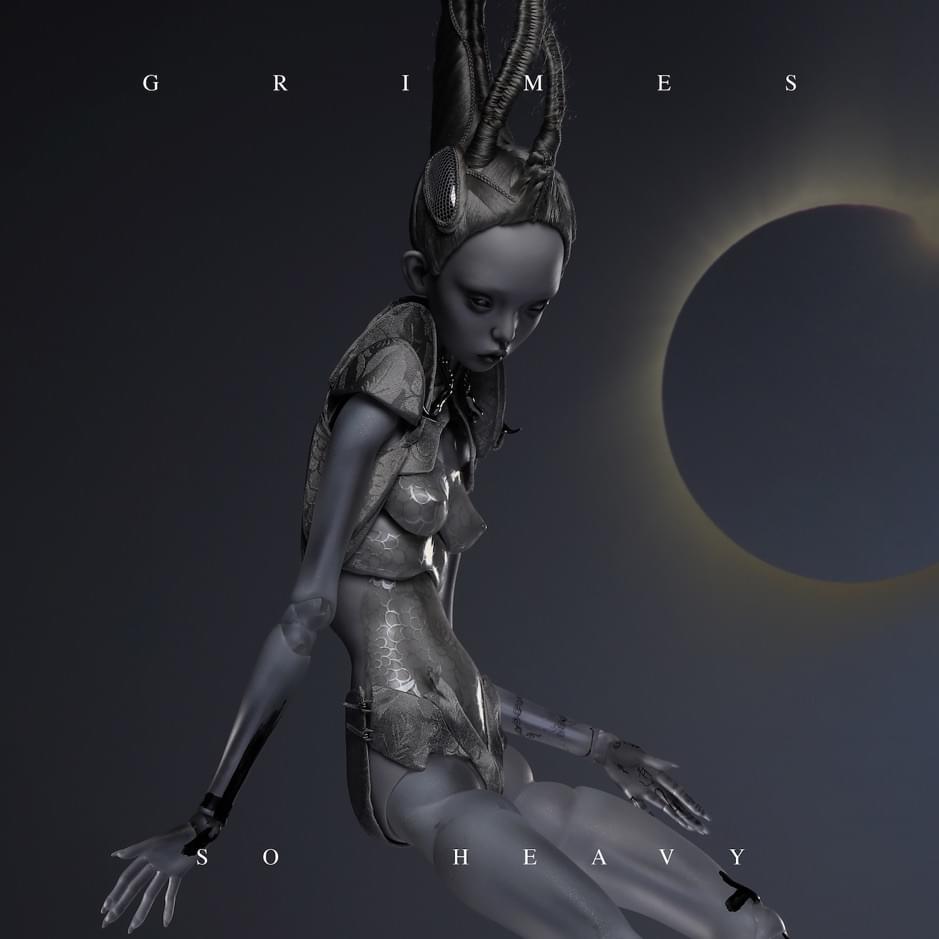 Album cover art for "So Heavy I Fell Through the Earth (Art Mix)" by Grimes