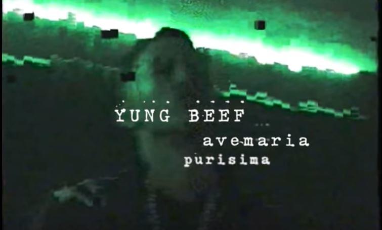 Album cover art for "Ave María Purísima" by Yung Beef