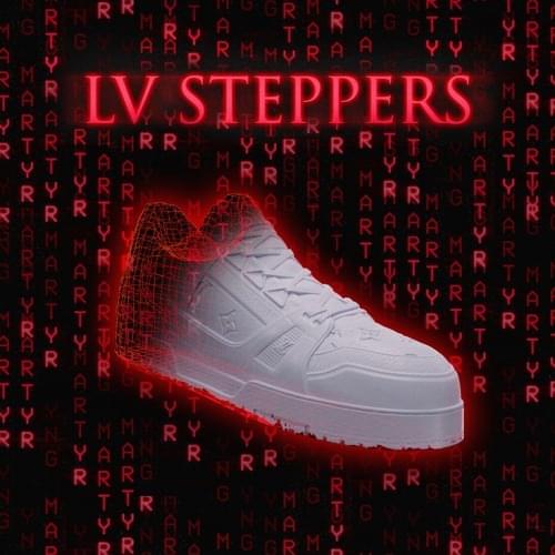 Album cover art for "LV STEPPERS" by YNG Martyr