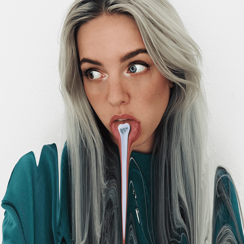 Album cover art for "Bitch" by Felicia Lu