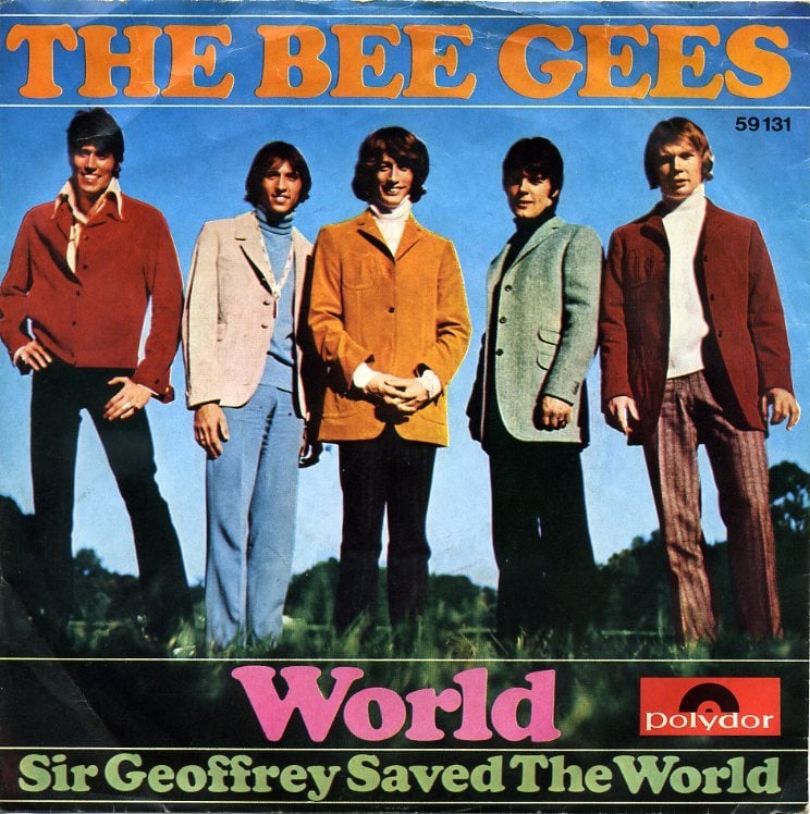 Album cover art for "World" by Bee Gees