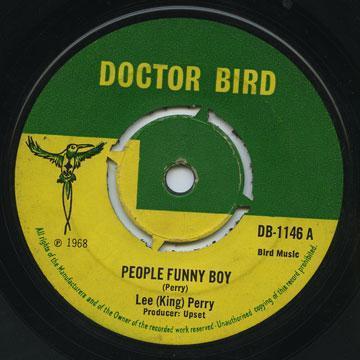 Album cover art for "People Funny Boy" by Lee “Scratch” Perry