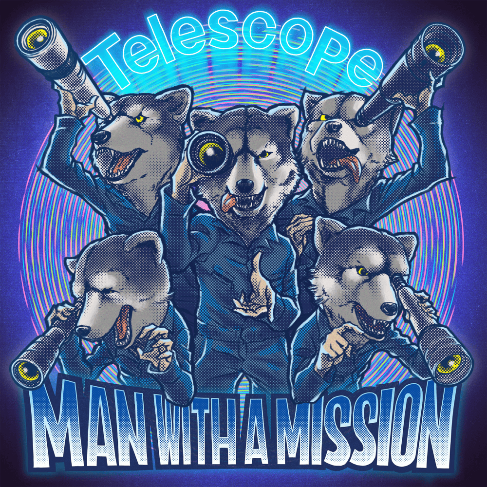 Album cover art for "Telescope" by MAN WITH A MISSION