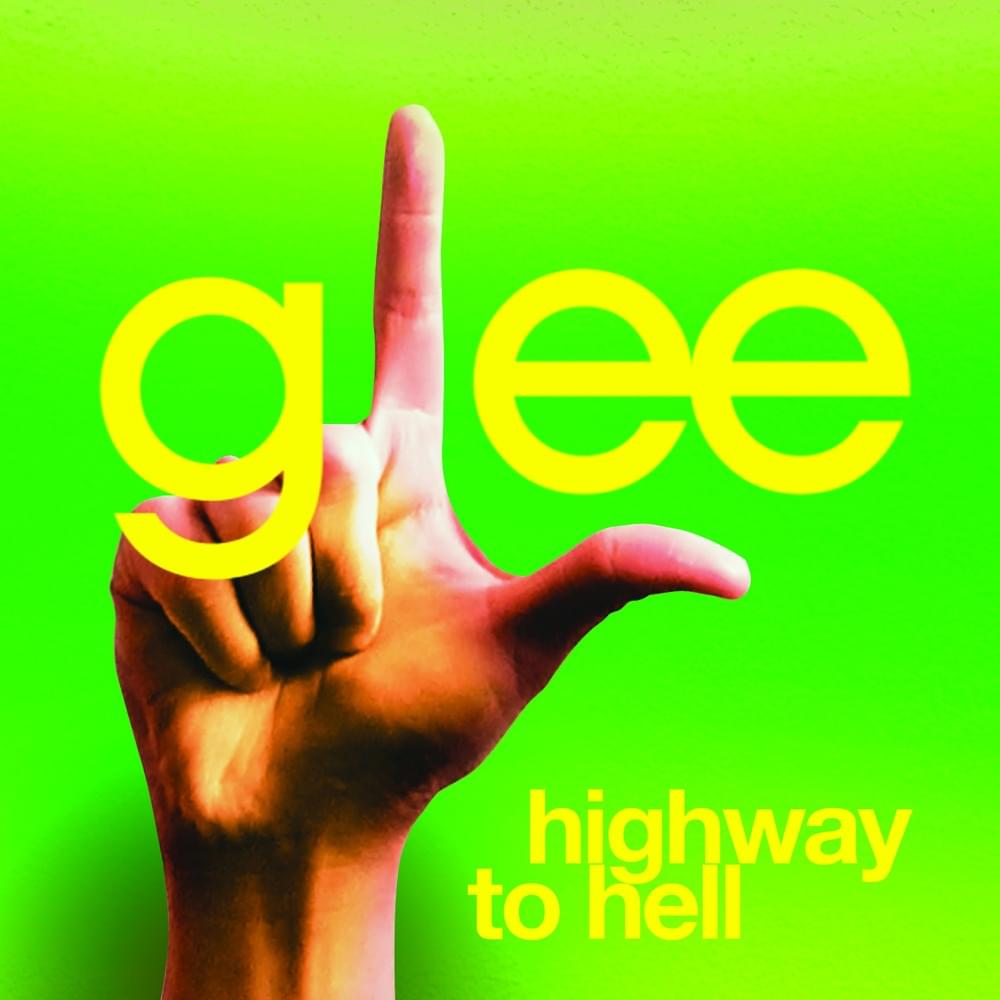 Album cover art for "Highway to Hell" by Glee Cast & Jonathan Groff
