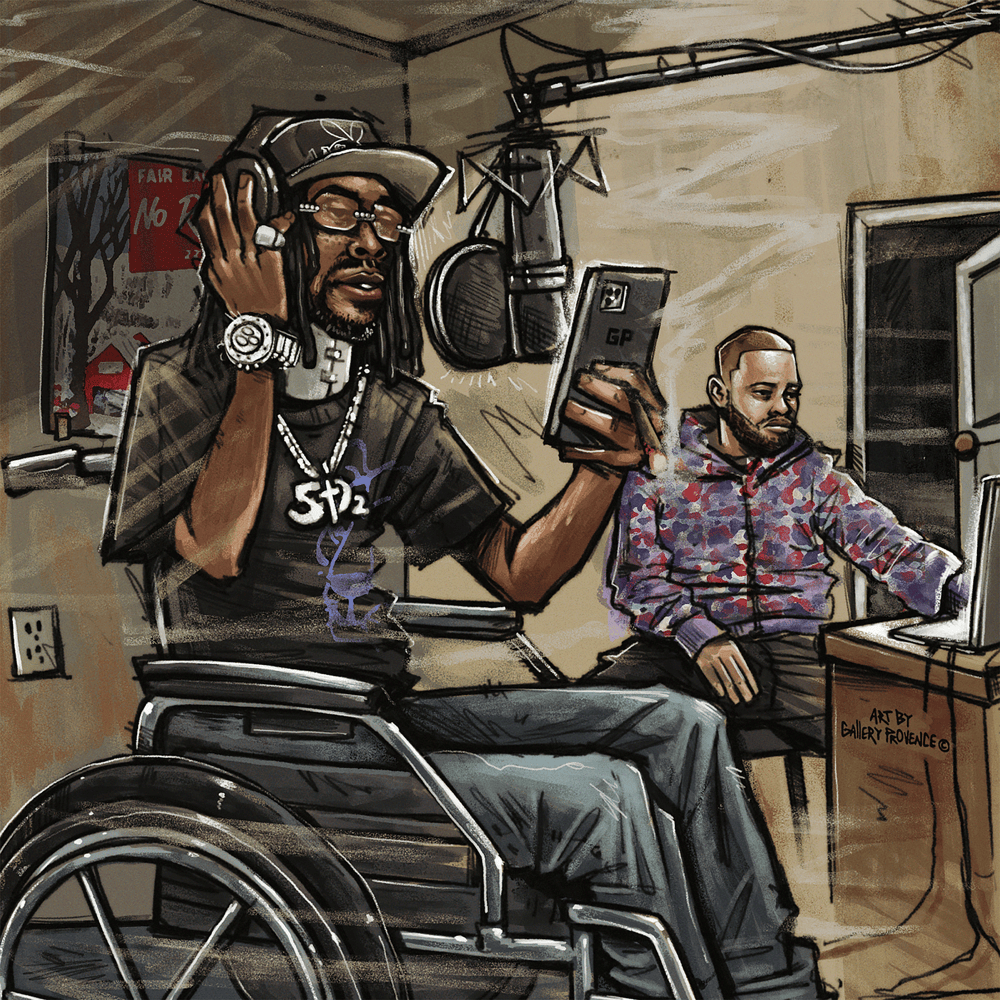 Album cover art for "Brand New Chanel Kicks" by Boldy James