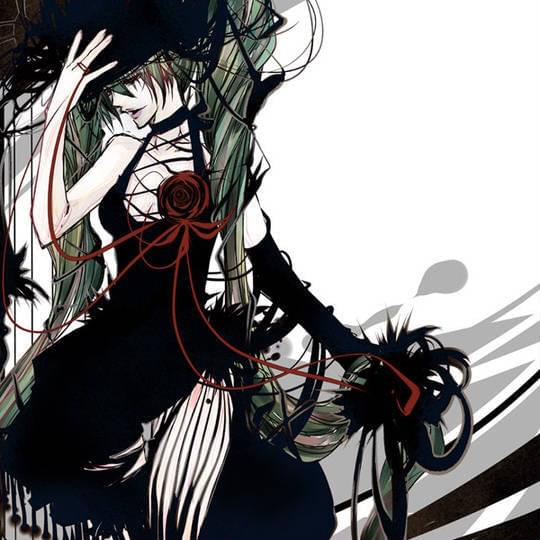 Album cover art for "ラブアトミック・トランスファー (Love Atomic Transfer)" by 蝶々P (papiyon) & 初音ミク (Hatsune Miku)
