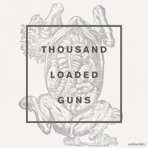 Album cover art for "Thousand Loaded Guns" by Karin Park