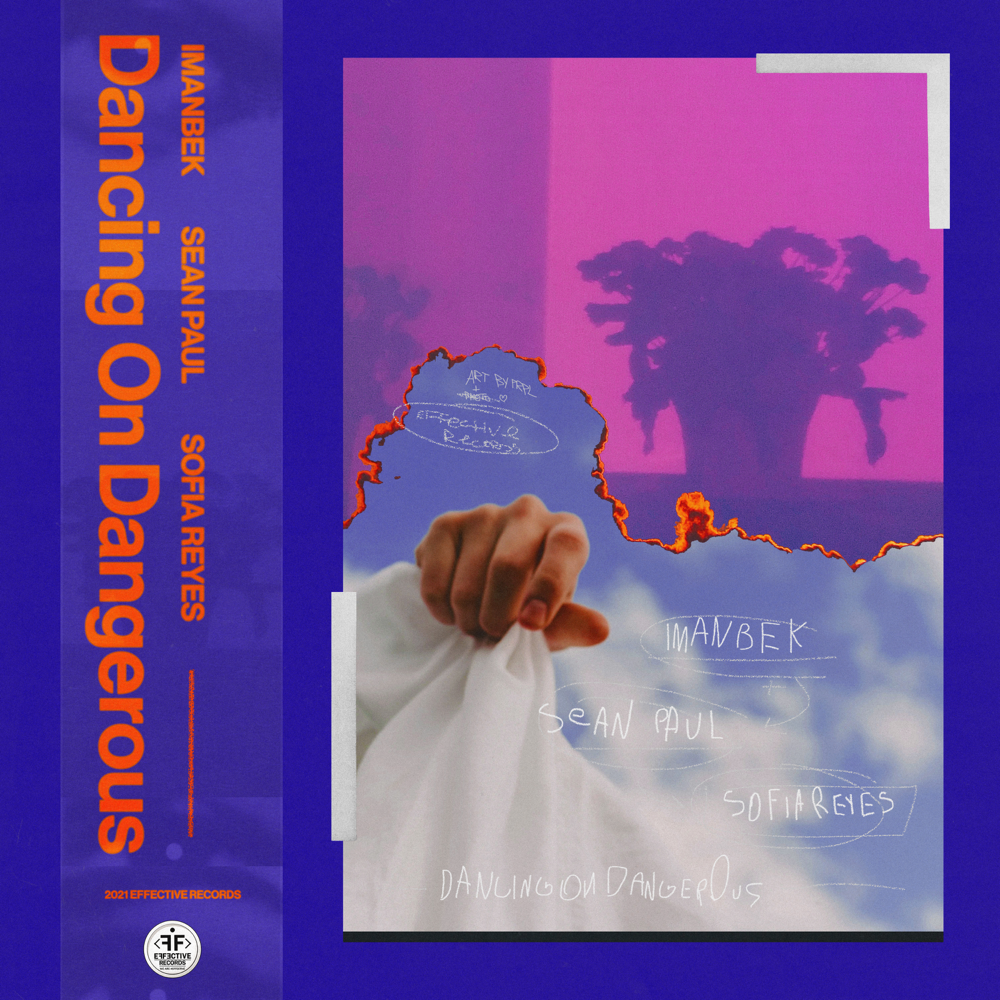 Album cover art for "Dancing On Dangerous" by Imanbek & Sofía Reyes