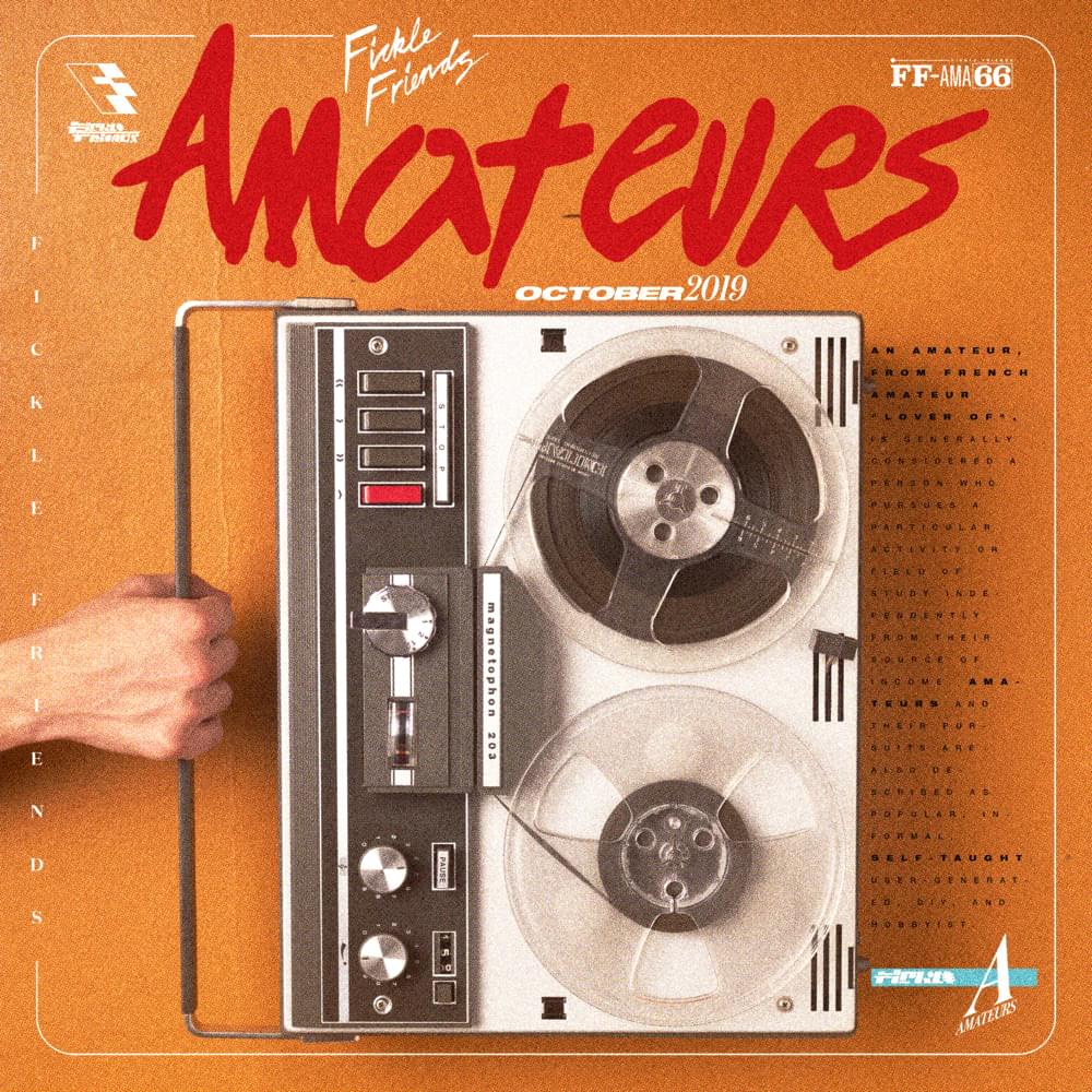 Album cover art for "Amateurs" by Fickle Friends