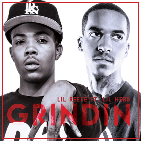 Album cover art for "Grindin’" by Lil Reese & G Herbo