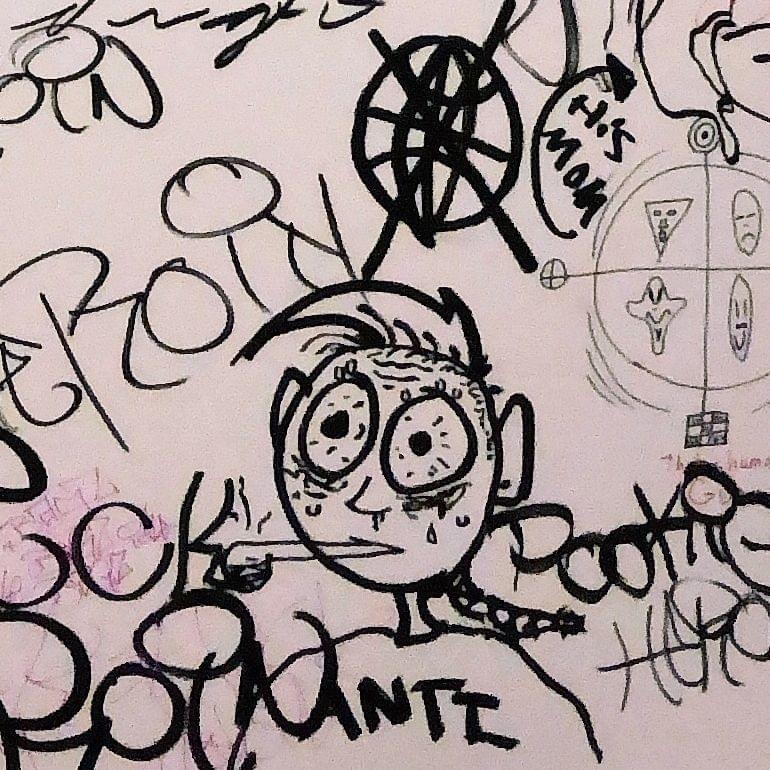 Album cover art for "JESUS BLOWJOB" by ERIC NORTH