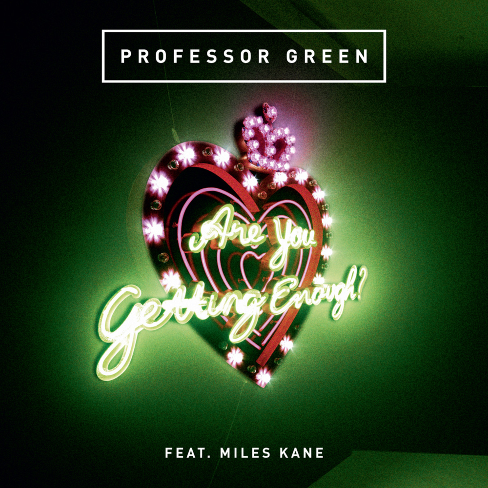 Album cover art for "Are You Getting Enough?" by Professor Green & Miles Kane