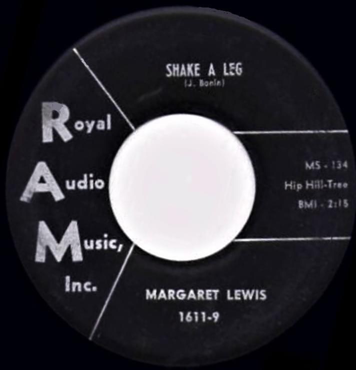 Album cover art for "Shake a Leg" by Margaret Lewis