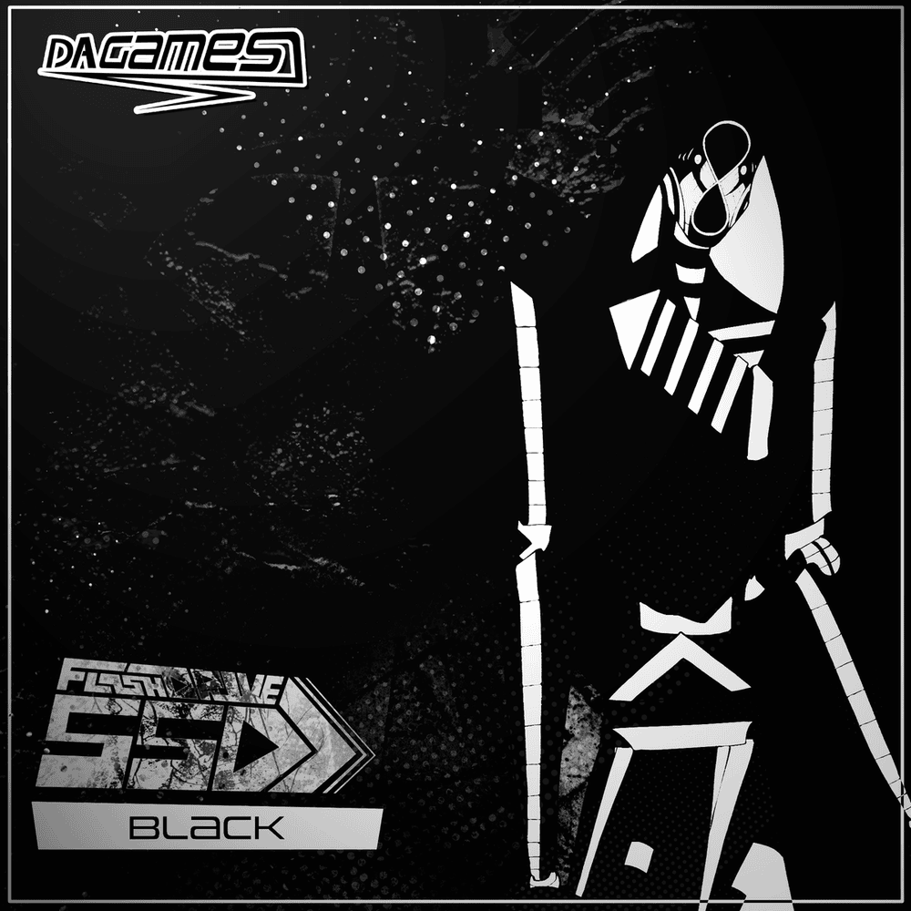 Album cover art for "Black: SSD" by DAGames