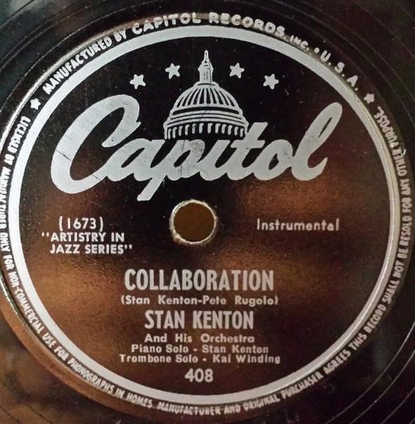 Album cover art for "Collaboration" by Stan Kenton