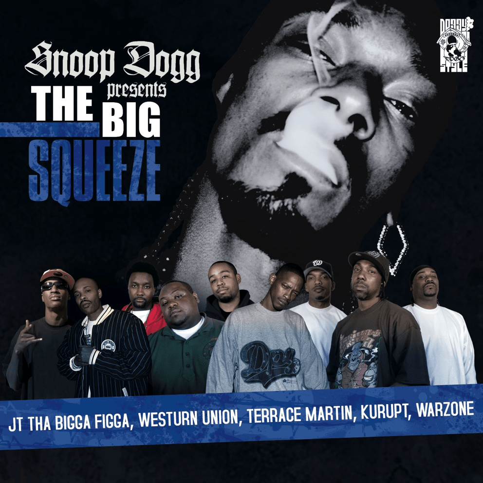 Album cover art for "Hat 2 tha Bacc" by Western Union & Soopafly & Damani & Bad Lucc & Snoop Dogg