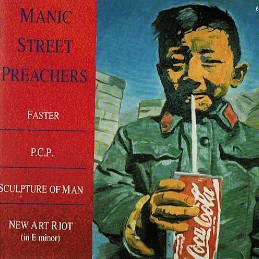 Album cover art for "New Art Riot (In E Minor)" by Manic Street Preachers
