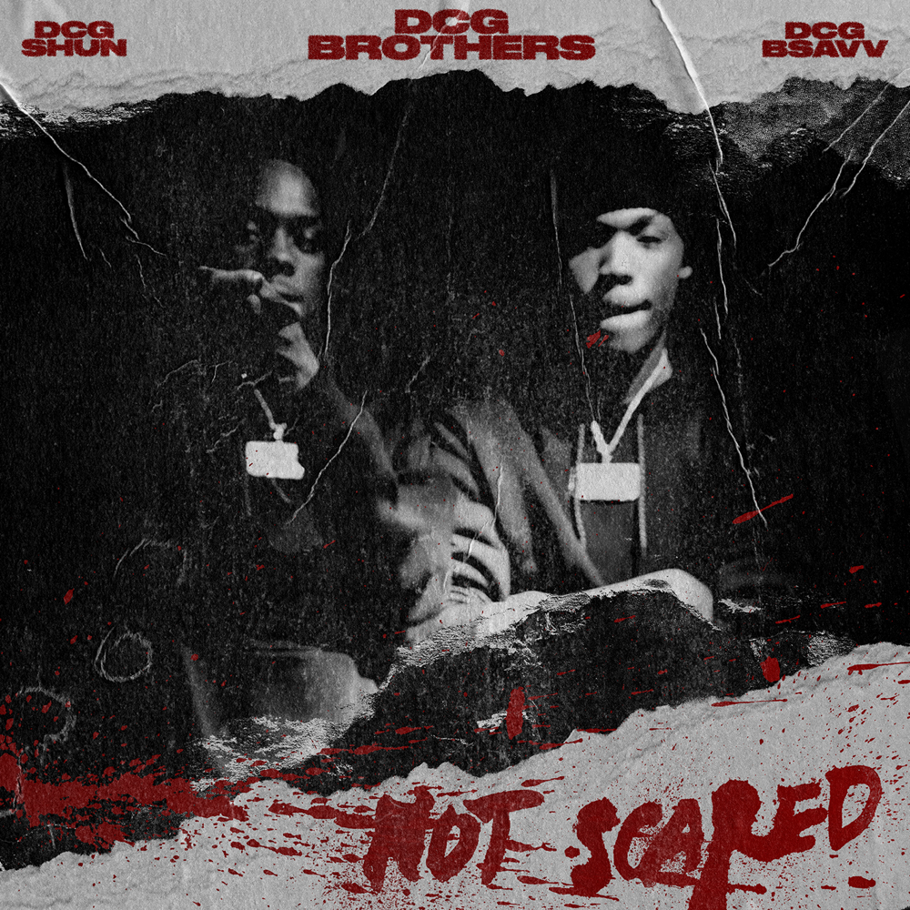 Album cover art for "Not Scared" by DCG BROTHERS