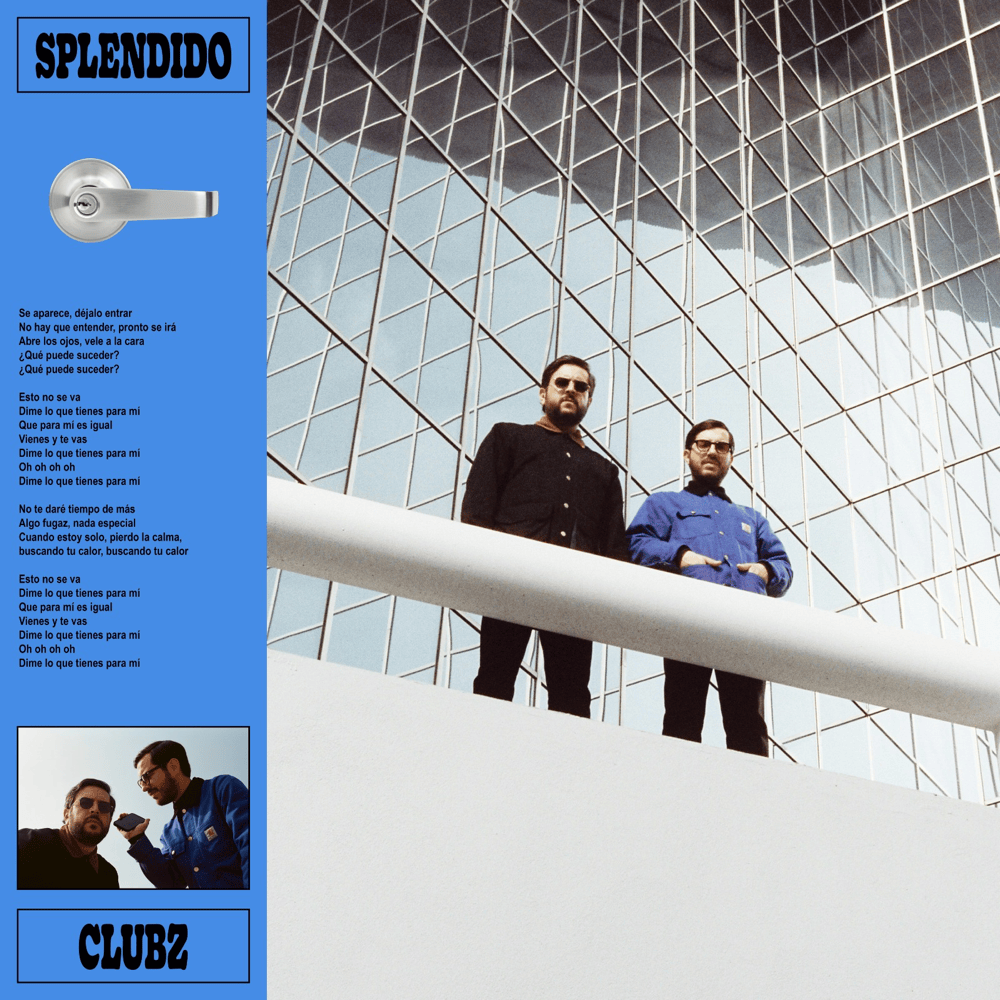 Album cover art for "Splendido" by CLUBZ