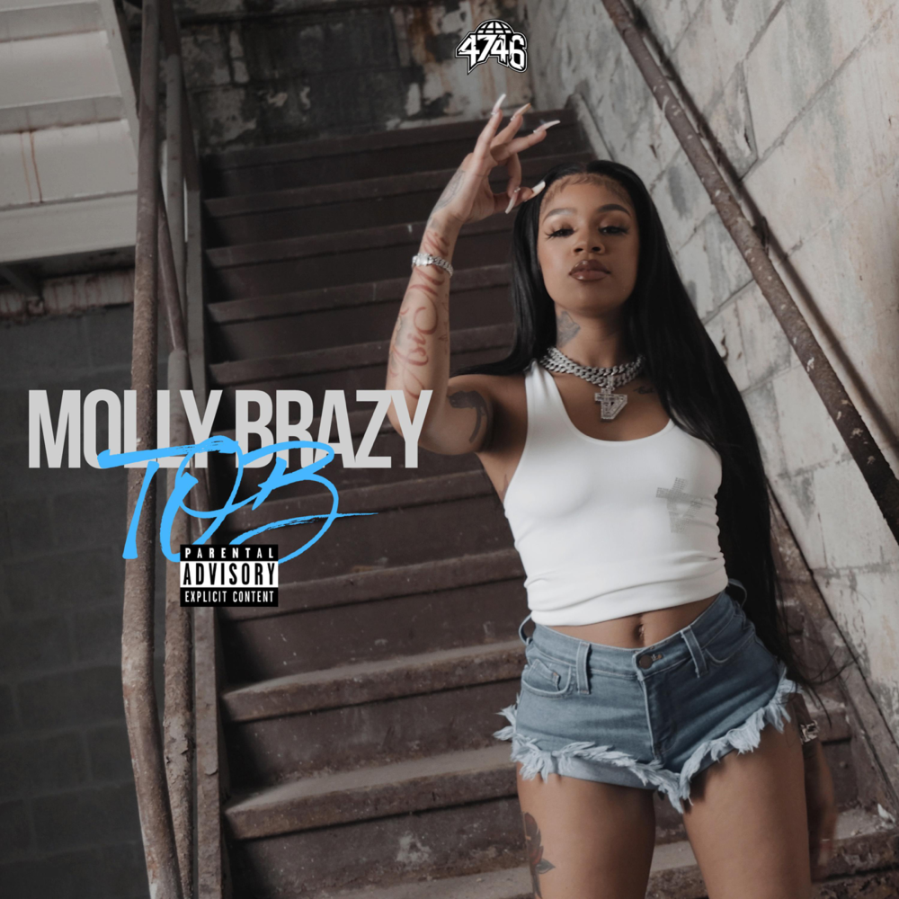 Album cover art for "TOB" by Molly Brazy