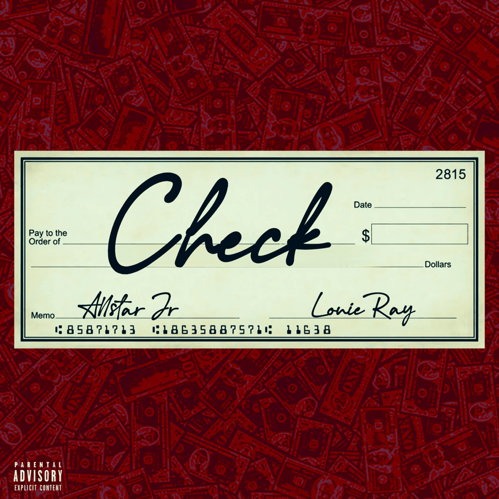 Album cover art for "Check" by AllStar JR