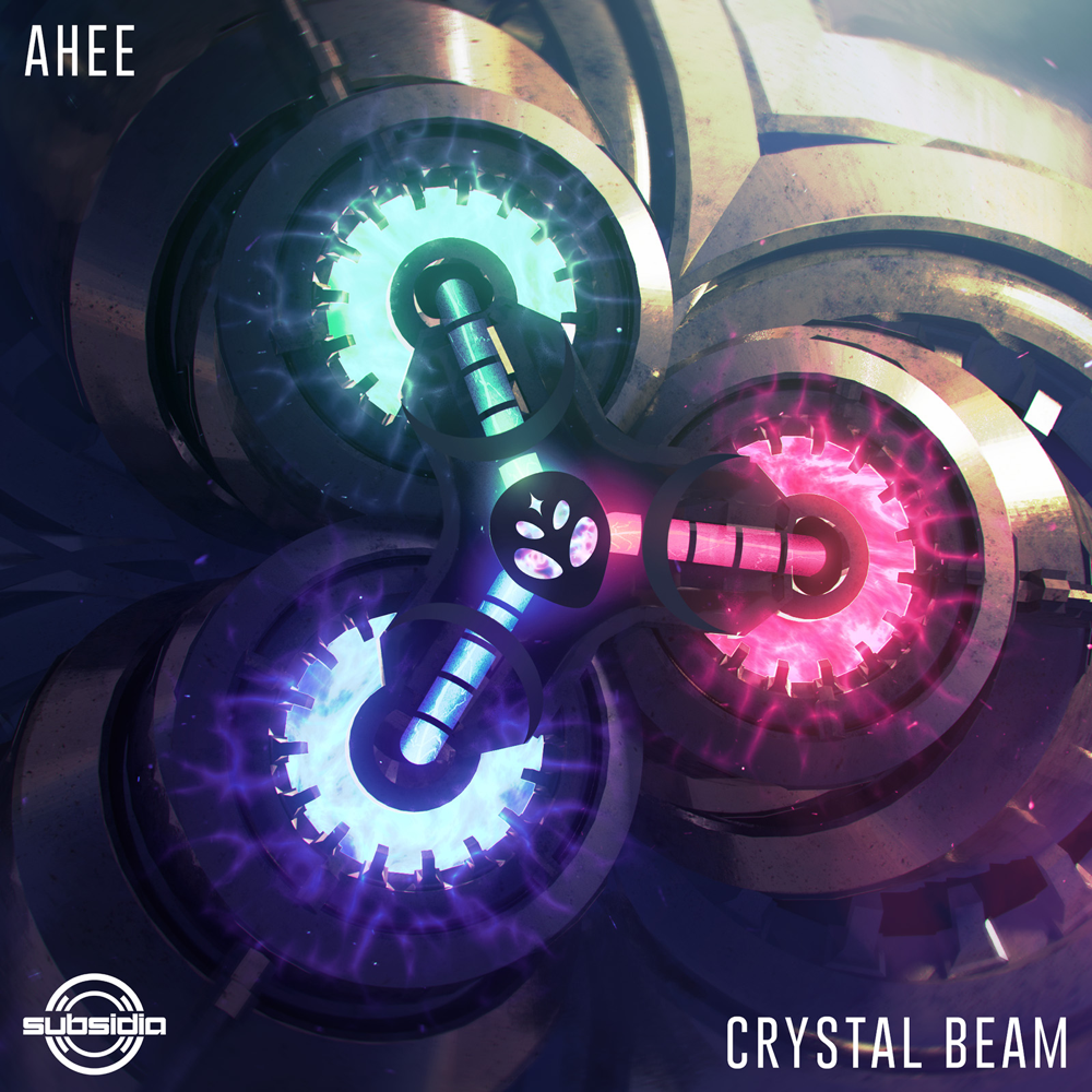 Album cover art for "Crystal Beam" by Ahee
