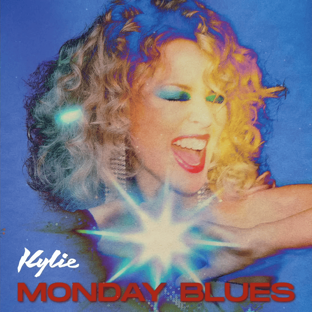 Album cover art for "Monday Blues" by Kylie Minogue