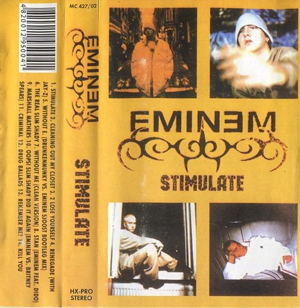 Album cover art for "Stimulate" by Eminem