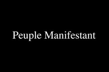 Album cover art for "Peuple manifestant" by Saez