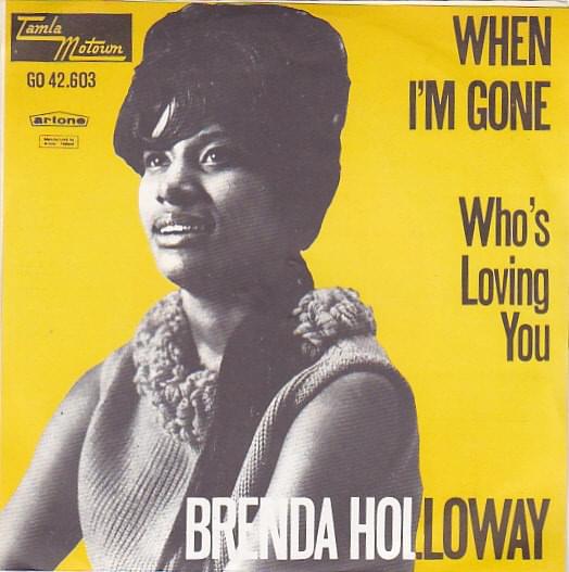 Album cover art for "When I’m Gone" by Brenda Holloway