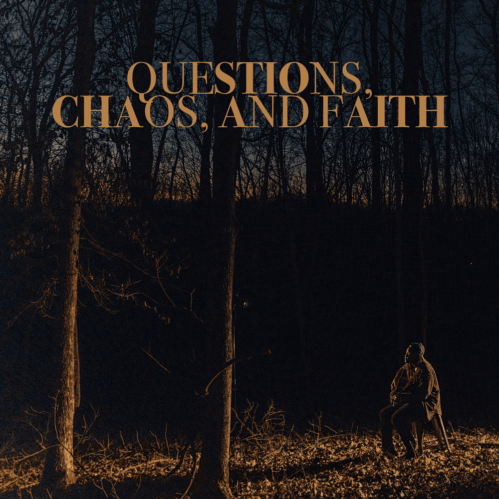 Album cover art for "Questions, Chaos, & Faith" by Joy Oladokun