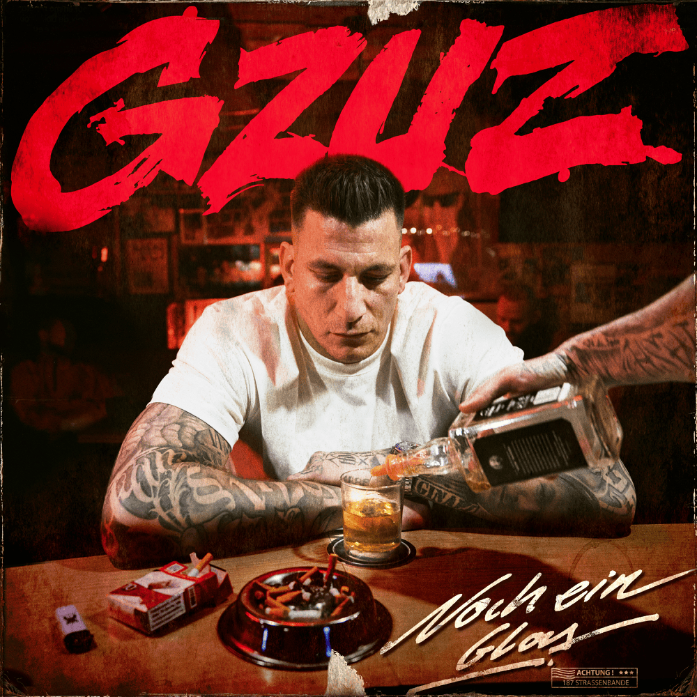 Album cover art for "Noch ein Glas" by Gzuz
