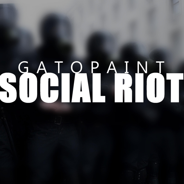 Album cover art for "Social Riot" by GatoPaint