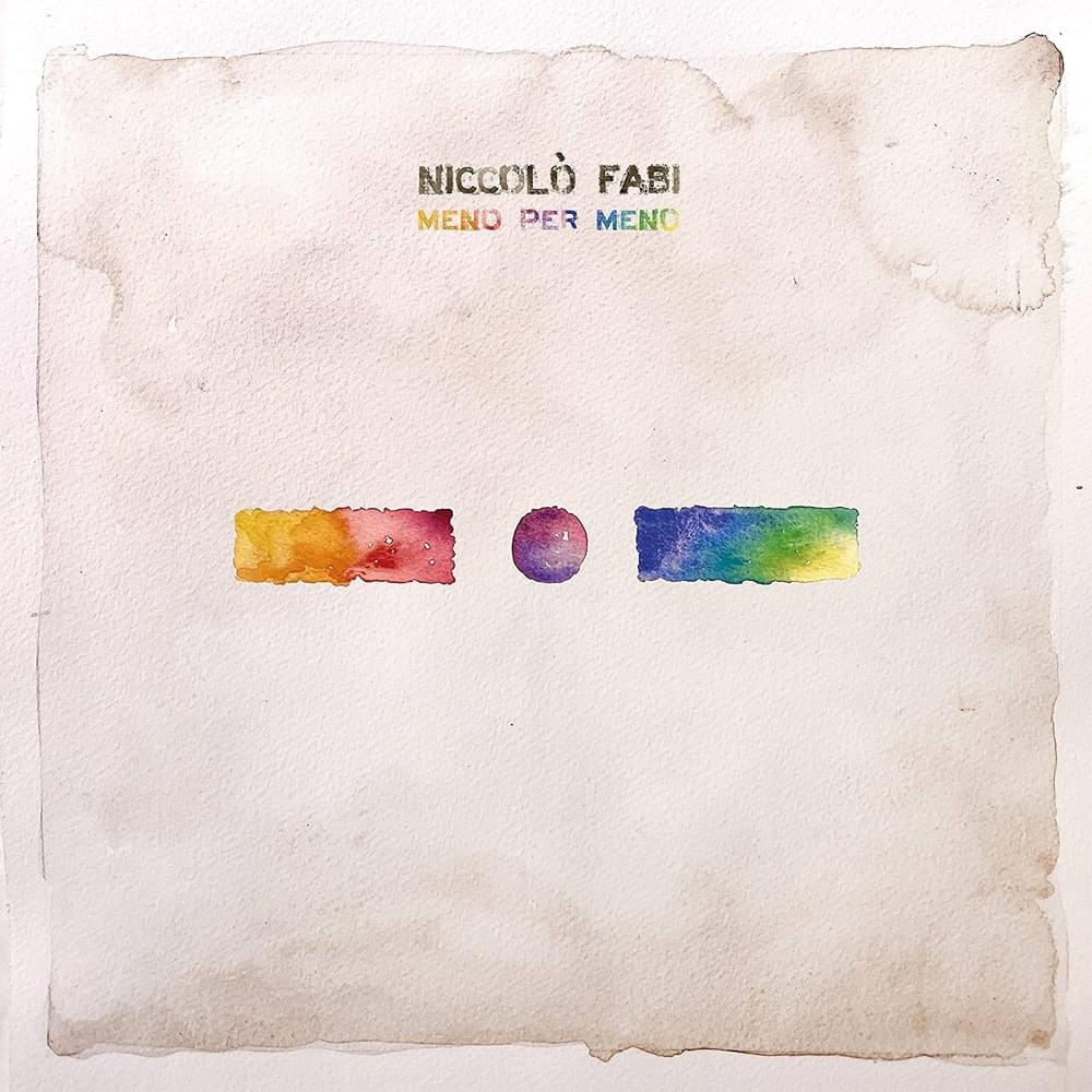 Album cover art for "Costruire (2022)" by Niccolò Fabi