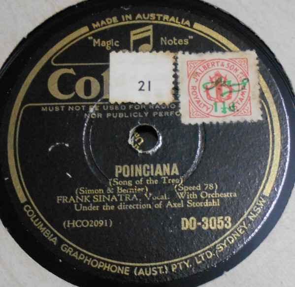 Album cover art for "Poinciana (Song of the Tree)" by Frank Sinatra