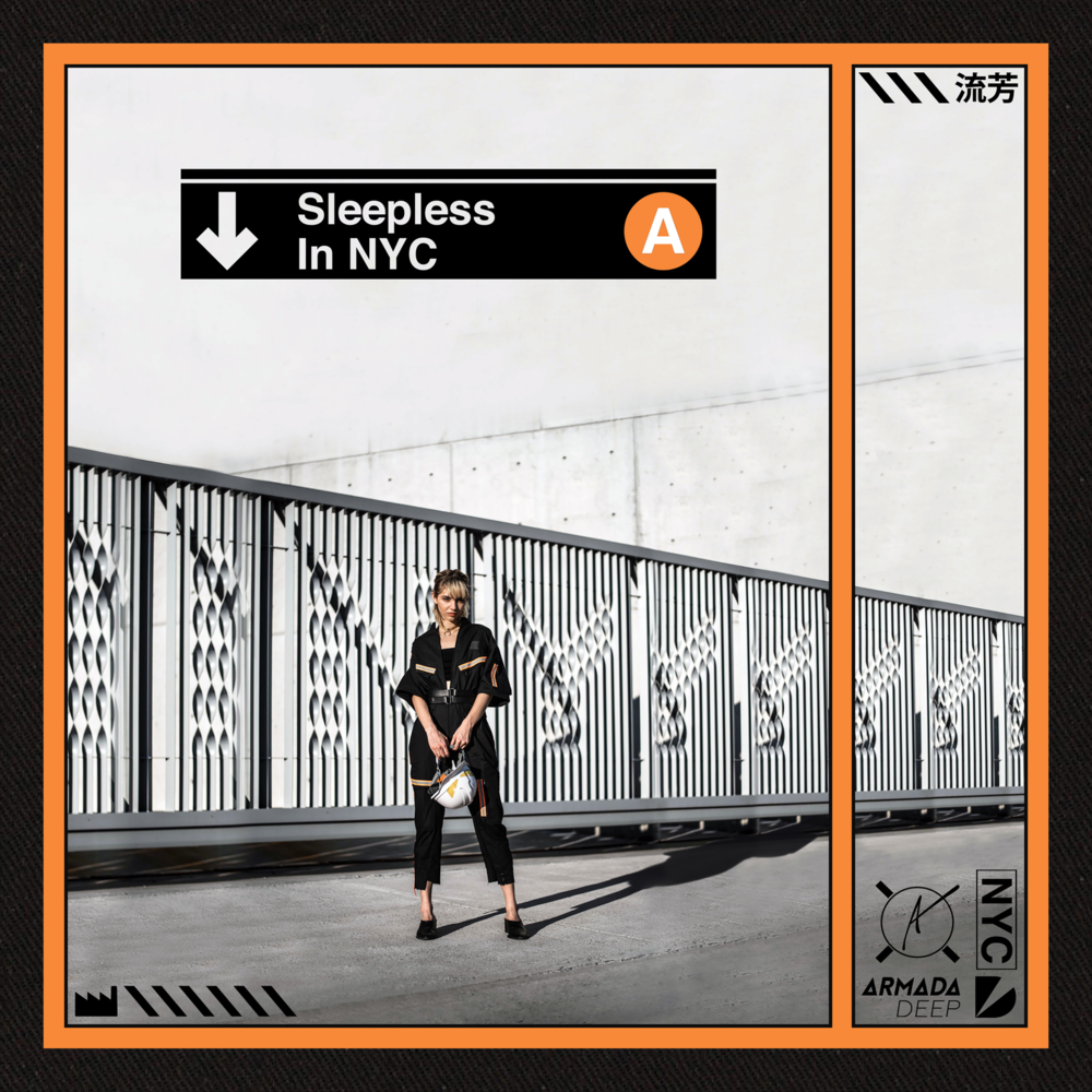 Album cover art for "Sleepless in NYC" by Autograf & VÉRITÉ
