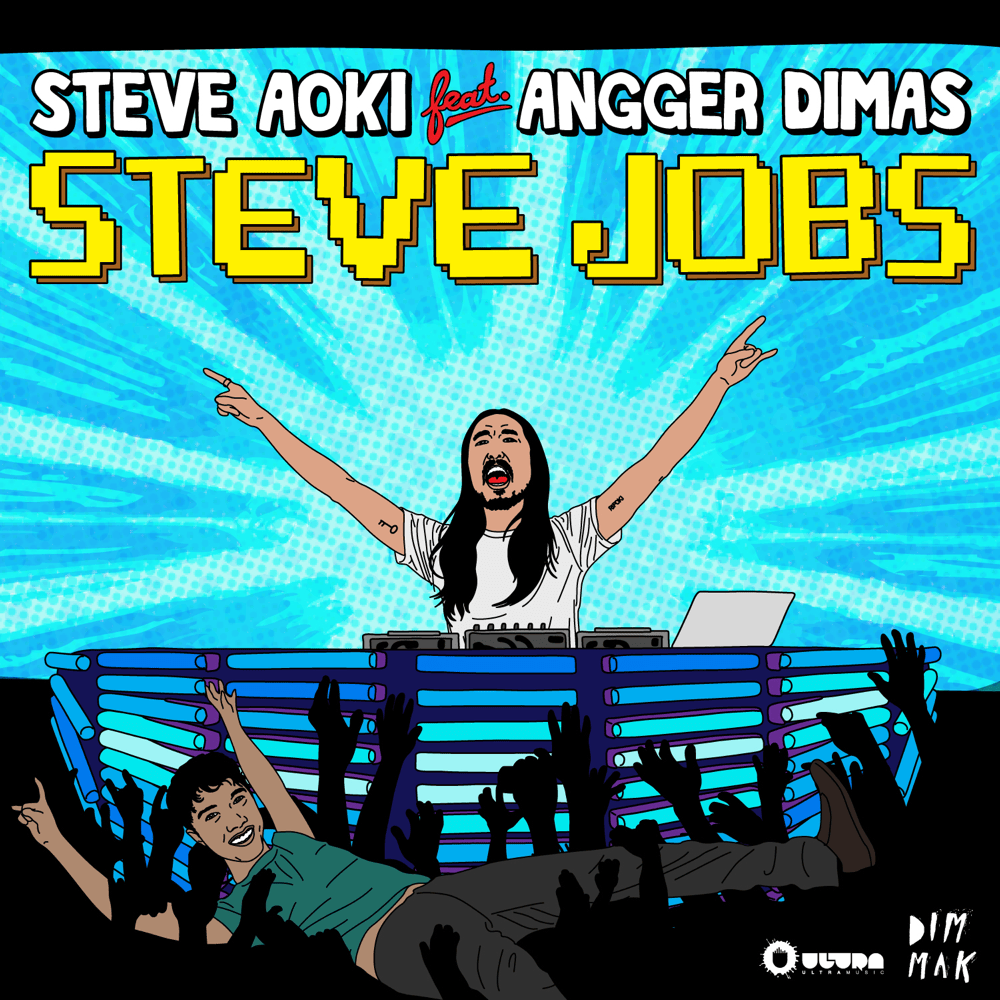 Album cover art for "Steve Jobs" by Steve Aoki & Angger Dimas