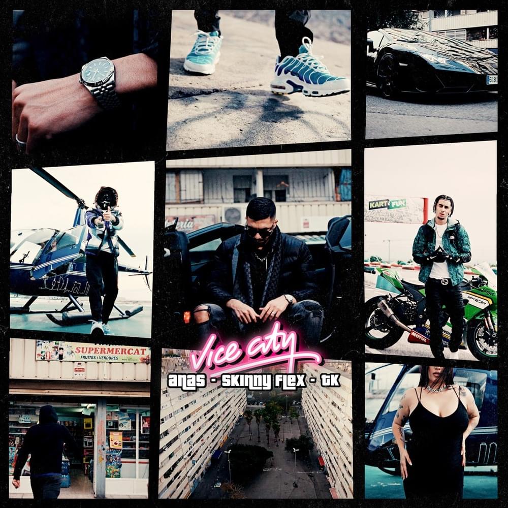 Album cover art for "Vice City" by Anas & Skinny Flex & TK (FRA)
