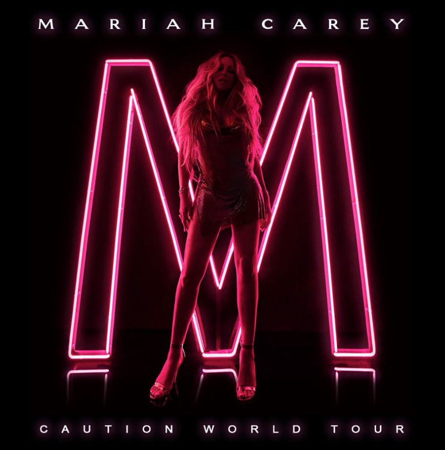 Album cover art for "Caution World Tour Setlist" by Mariah Carey