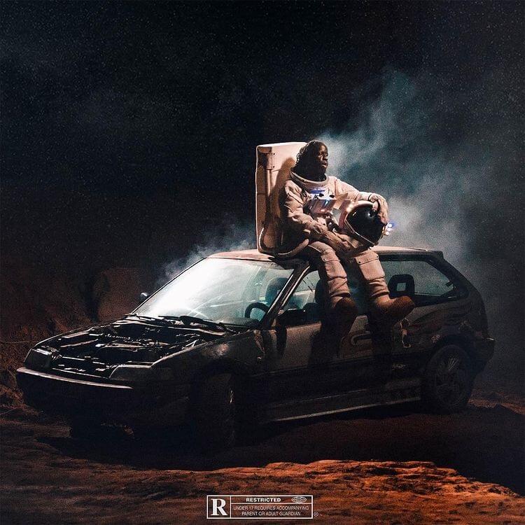 Album cover art for "ASTRONAUTE" by Youssoupha