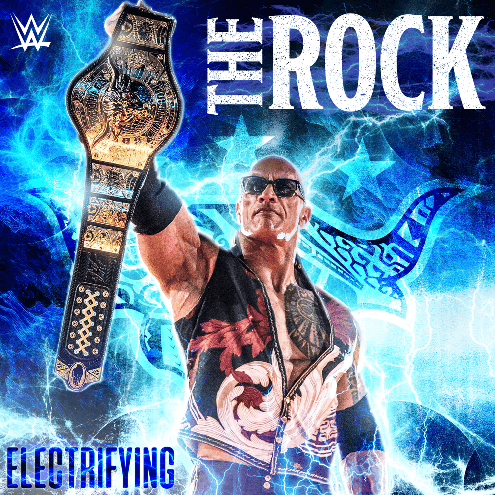 Album cover art for "Electrifying (The Rock)" by Jim Johnston