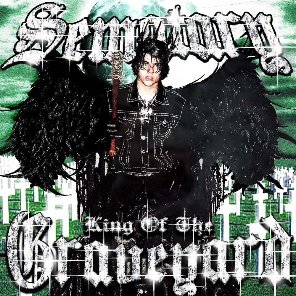 Album cover art for "KING OF THE GRAVEYARD" by Sematary