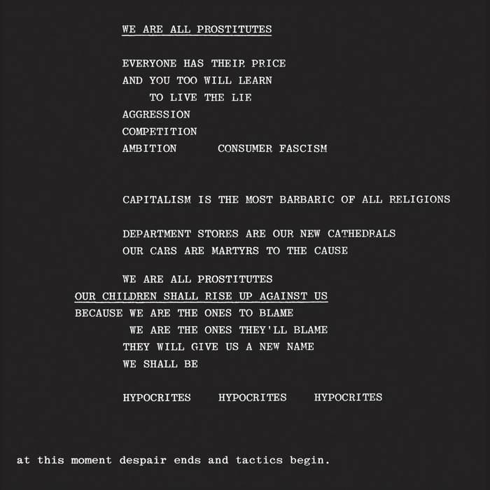 We Are All Prostitutes by The Pop Group