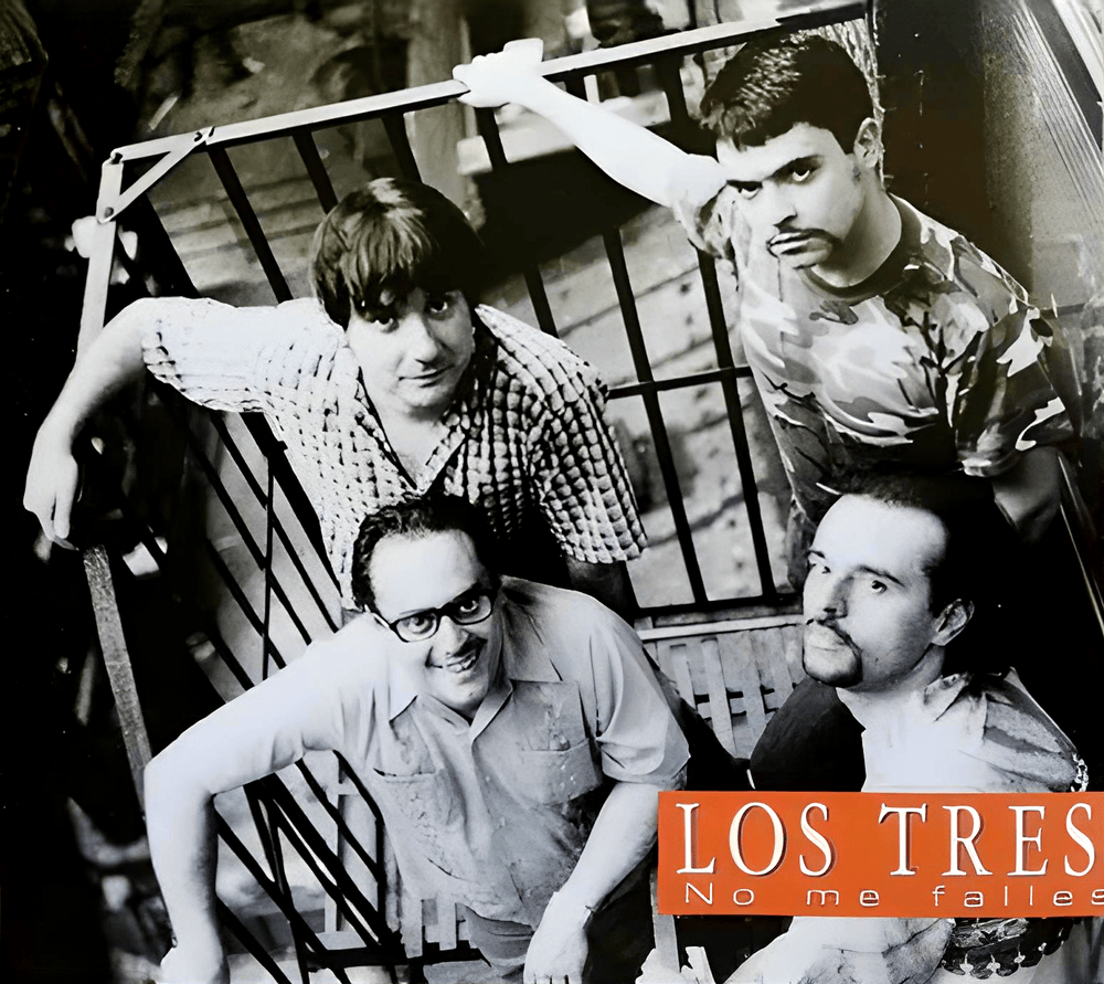 Album cover art for "No Me Falles" by Los Tres