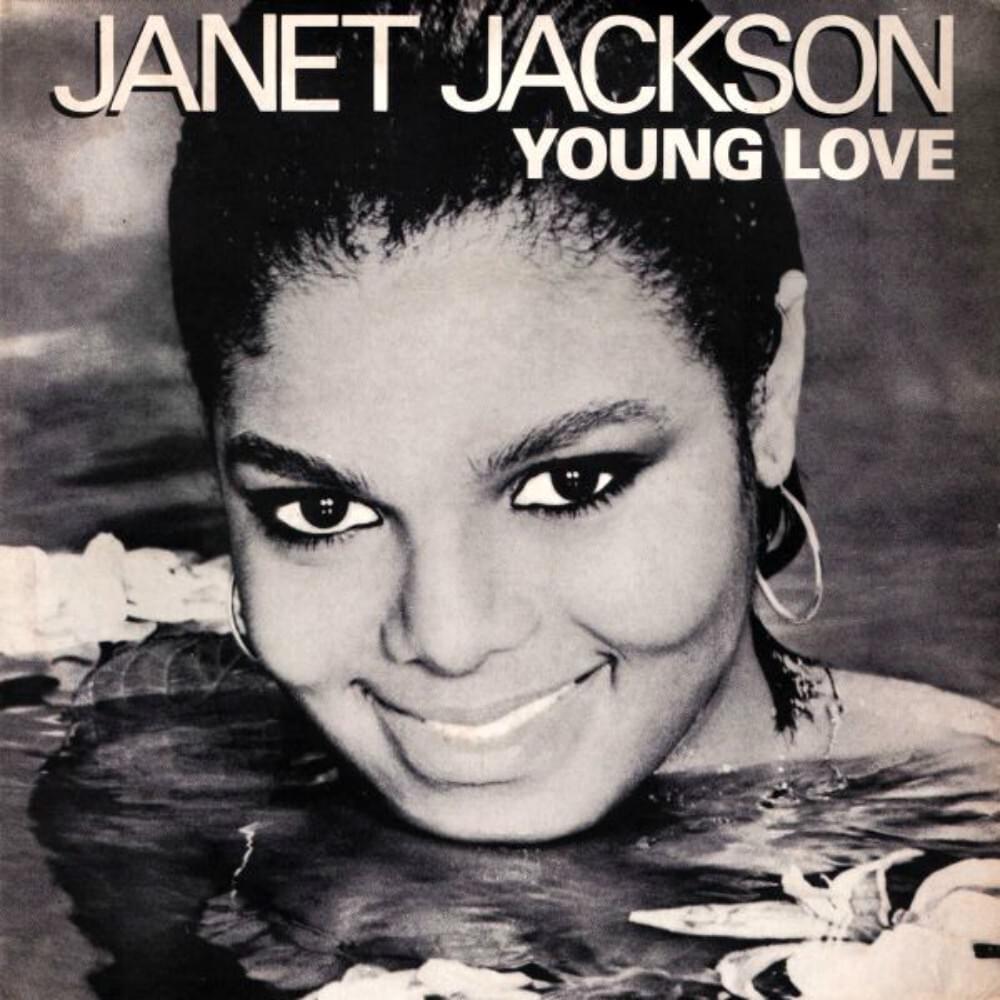 Album cover art for "Young Love" by Janet Jackson