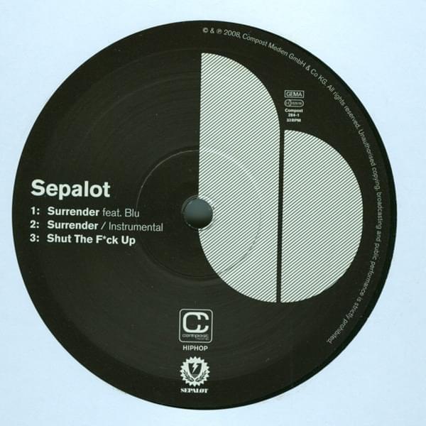 Album cover art for "Surrender" by Sepalot & Blu