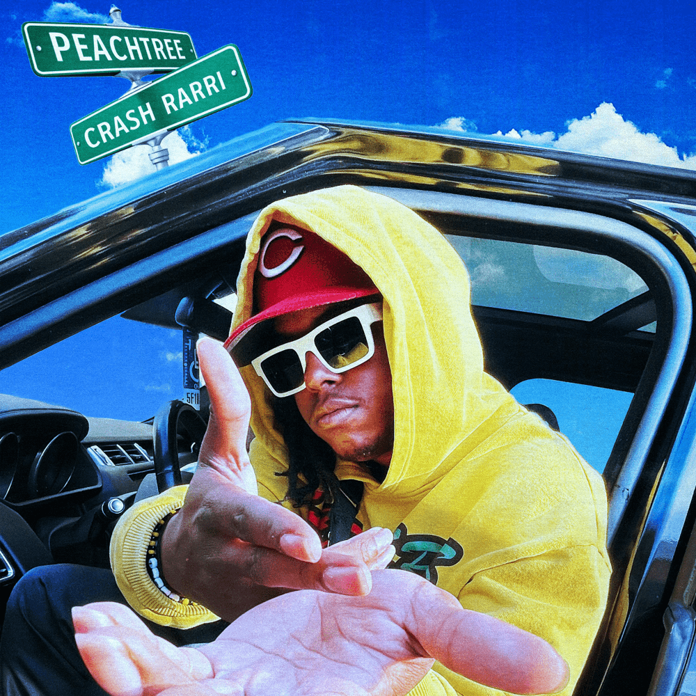 Album cover art for "Peachtree" by CRASH RARRI